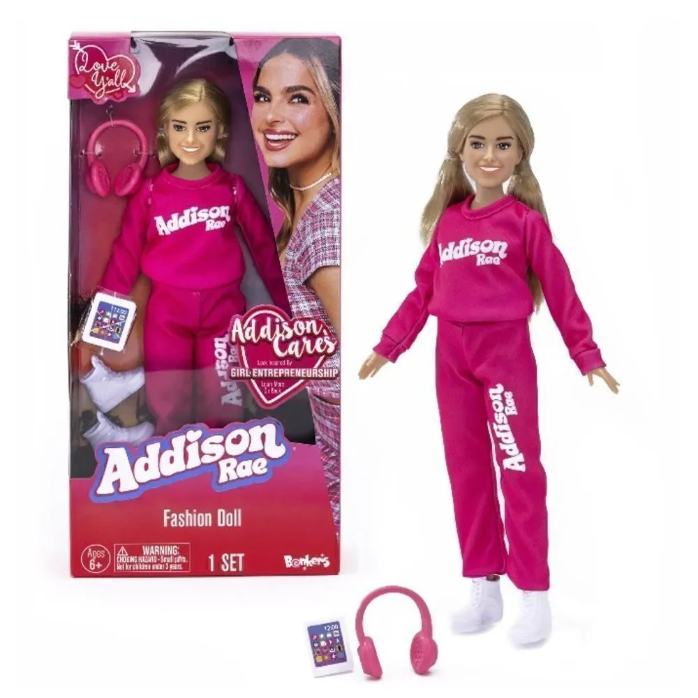 Addison Rae Fashion Dolls, Beach & Comfy Style 2-Pack